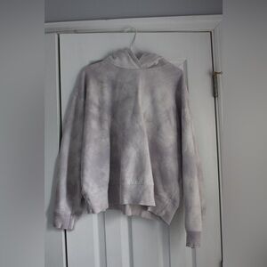 a new day Lavender Tie-Dye Hooded Sweatshirt - Women's